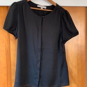 Loft black blouse